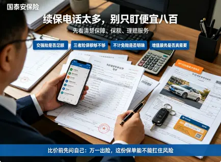 车险续保季被电话轰炸别急着下单先搞懂这几个关键问题(图1) 车险续保季被电话轰炸别急着下单先搞懂这几个关键问题(图1)